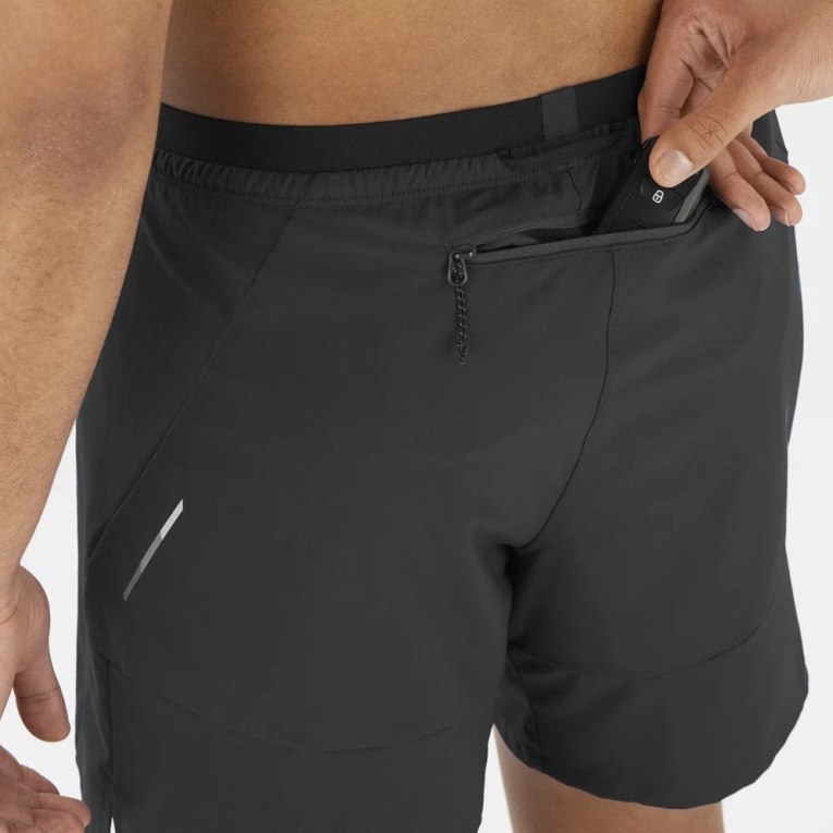 Bermudas Salomon Cross 7'' No Liner Hombre Negros | MX OEJG460